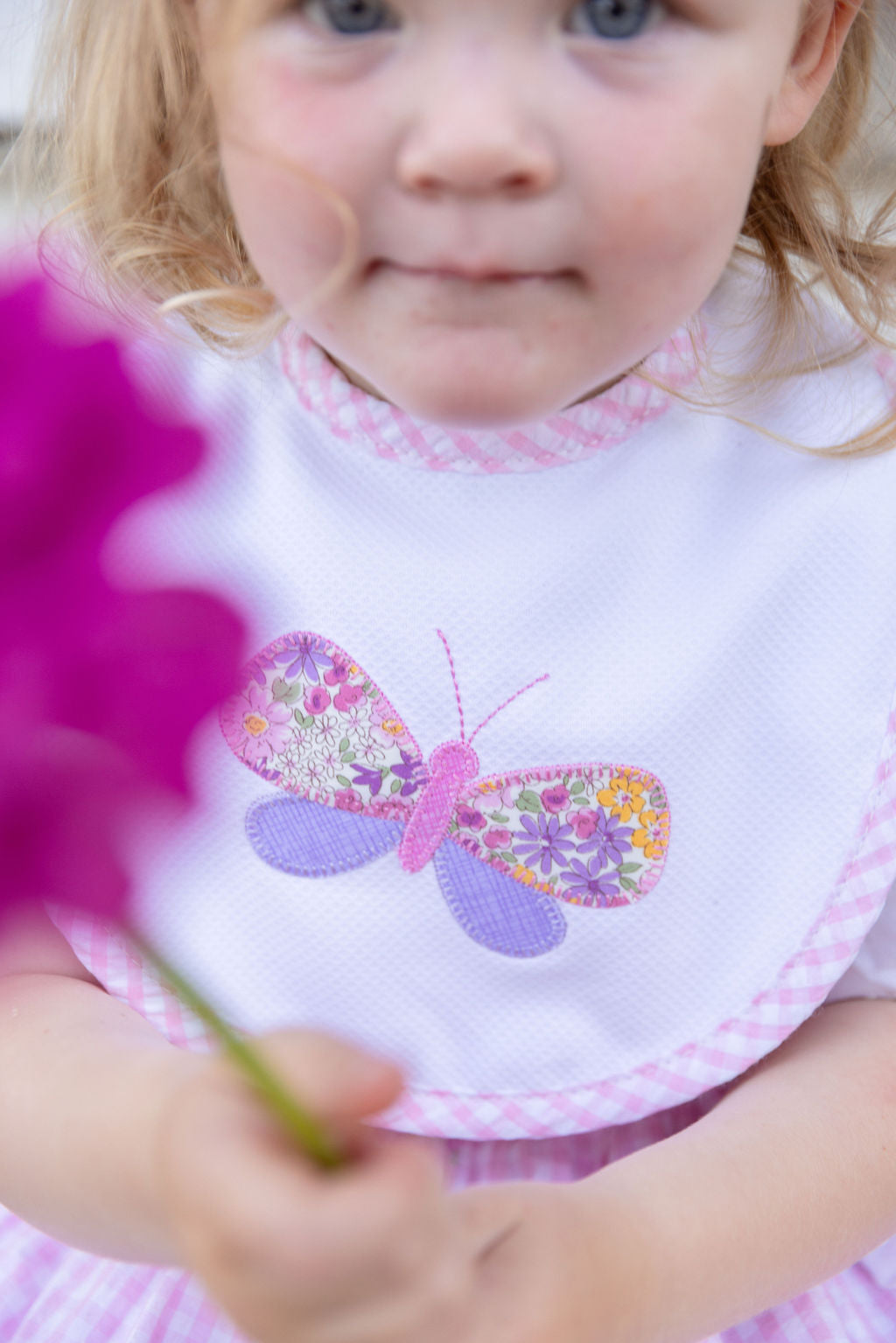 Butterfly Applique Basic Bib