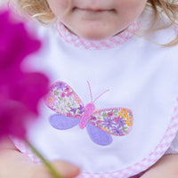 Butterfly Applique Basic Bib