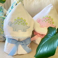 Dino Everykid Towel, Pink