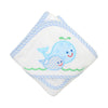 Blue Whale Hooded Towel Set