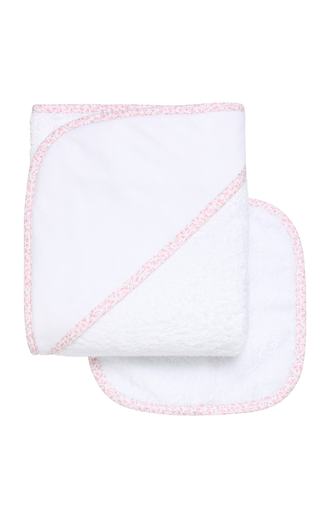 Ballet Floral Baby Hooded Towel & Washcloth Set