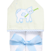 Cow Everykid Towel, Blue