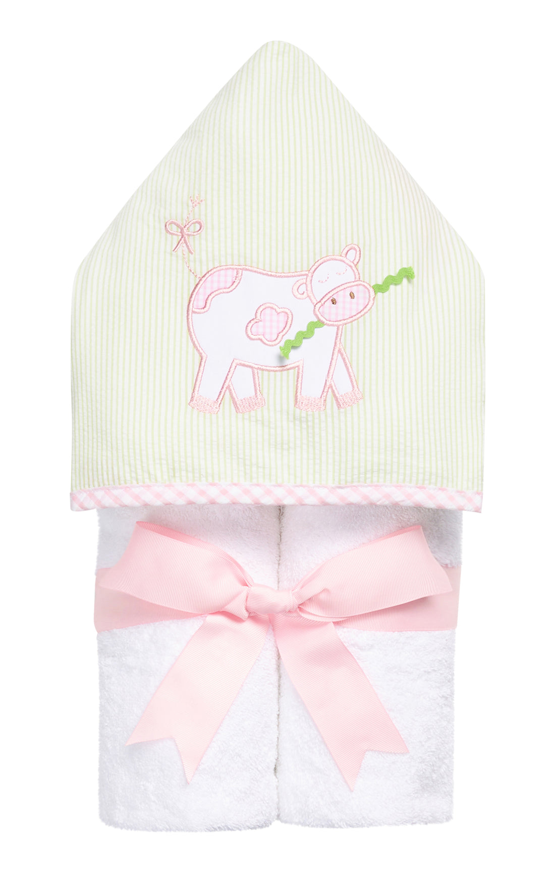 Cow Everykid Towel, Pink