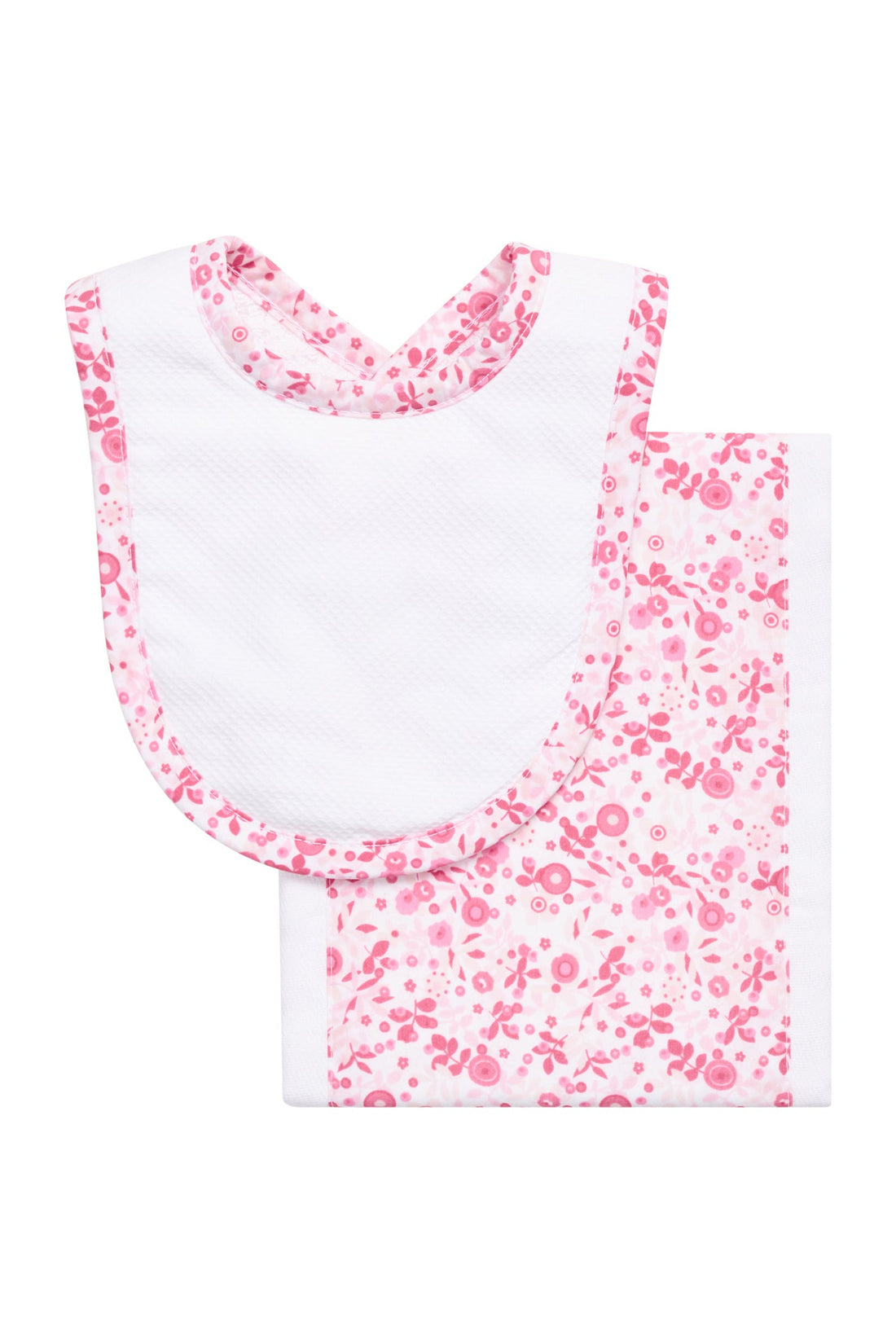 Flamingo Drooler Bib & Burp Set
