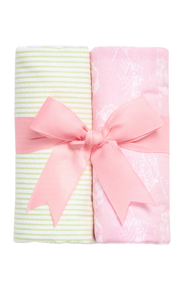 Cow Set of Two Burps, Pink