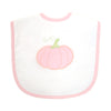 Pumpkin Toddler Bib, Pink