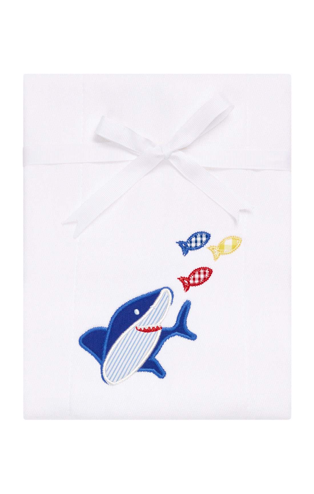 Shark Applique Burp