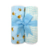 Bumble Bee Set of Two Fabric Burps