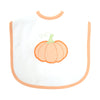Orange Pumpkin Toddler Bib